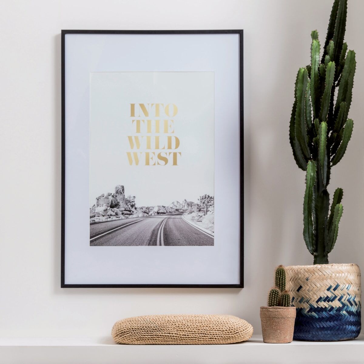 MILO FRAME 70X100 CM WOOD BLACK