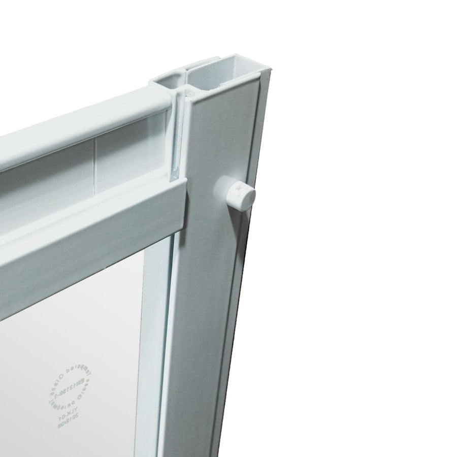 Bricocenter ESSENTIAL SENSEA RECTANGULAR SHOWER CUBICLE L70-80X90-100 H185 CM SCREEN-PRINTED GLASS 4MM WHITE