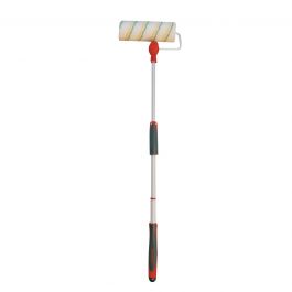 ROLLER WITH EXTENDABLE POLE X SMOOTH SURFACES 18CM - EXTENSO