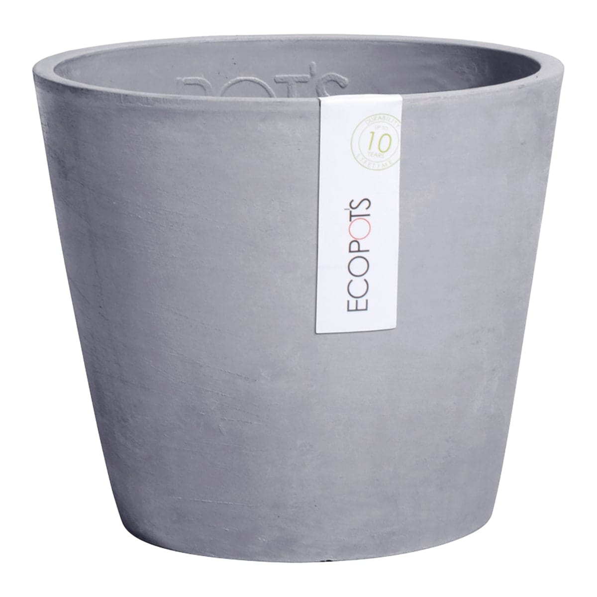 AMSTERDAM VASE DIAM 20 CM H 17,5 CM STONE GREY