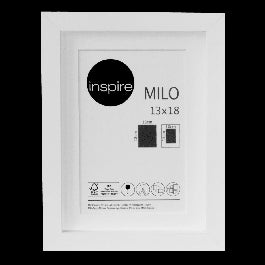 MILO FRAME 13X18 CM WOOD WHITE