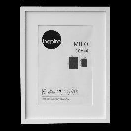 MILO FRAME 30X40 CM WOOD WHITE