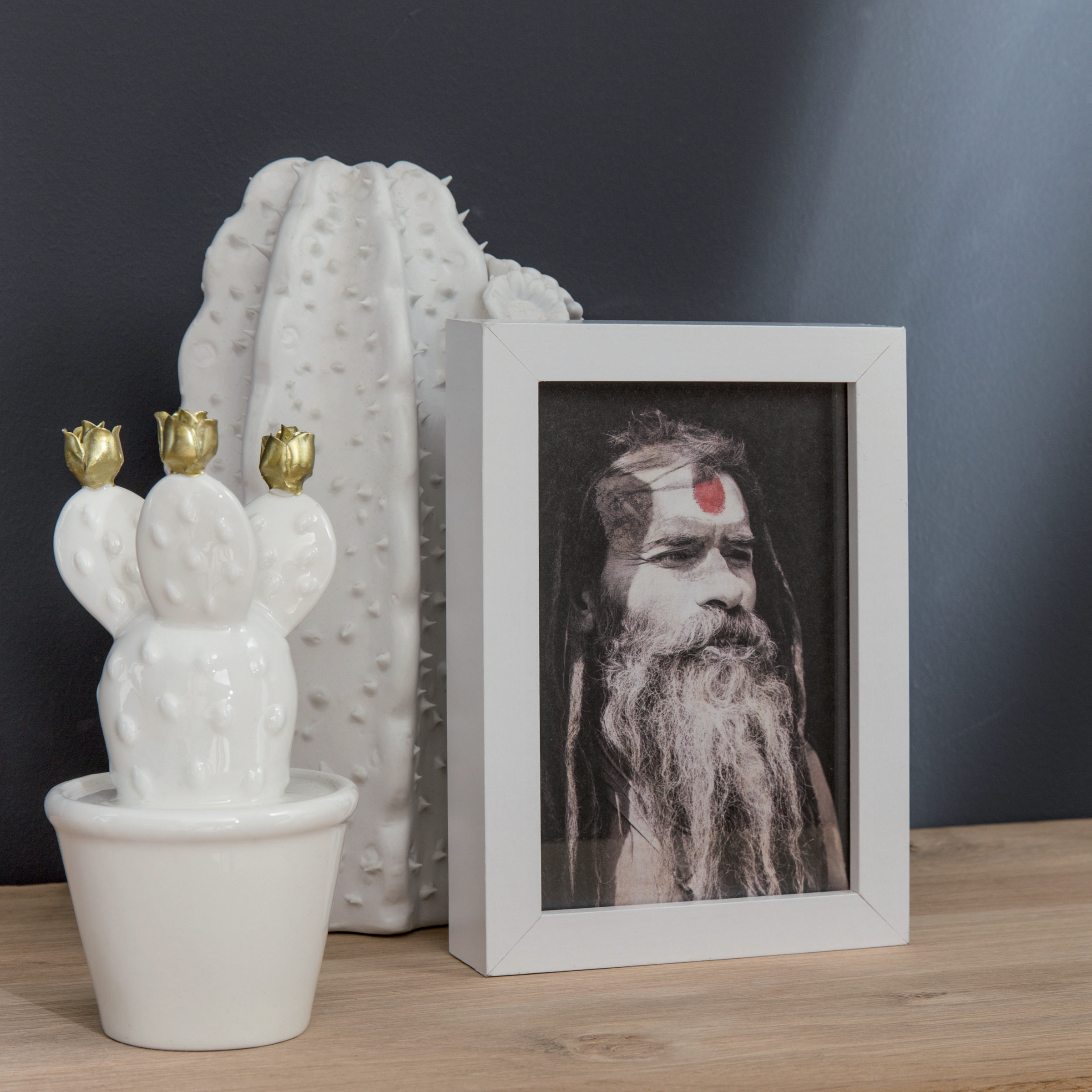Milo frame, 10x15 cm, white wood
