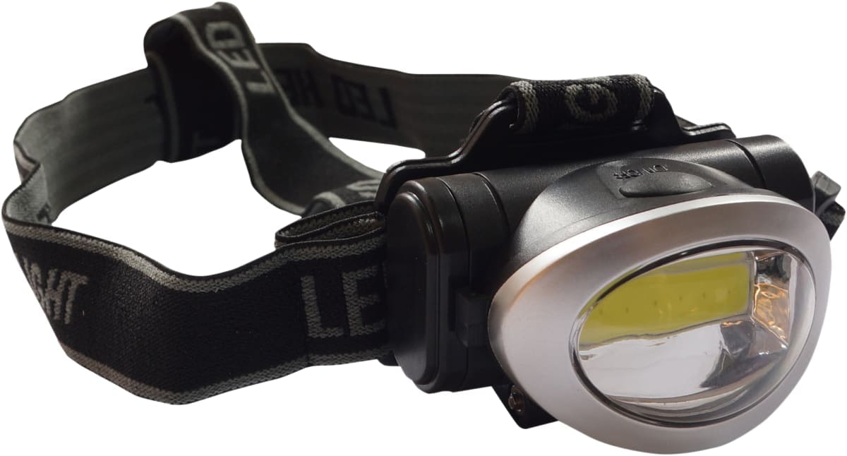 Bricocenter HEAD TORCH 3 MINISTYL BATTERIES EXCLUDED BLACK/SILVER/RED