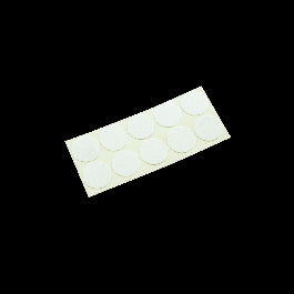 WHITE PLASTIC ADHESIVE SCREW COVER DIAM. 13 MM, 100 PIECES