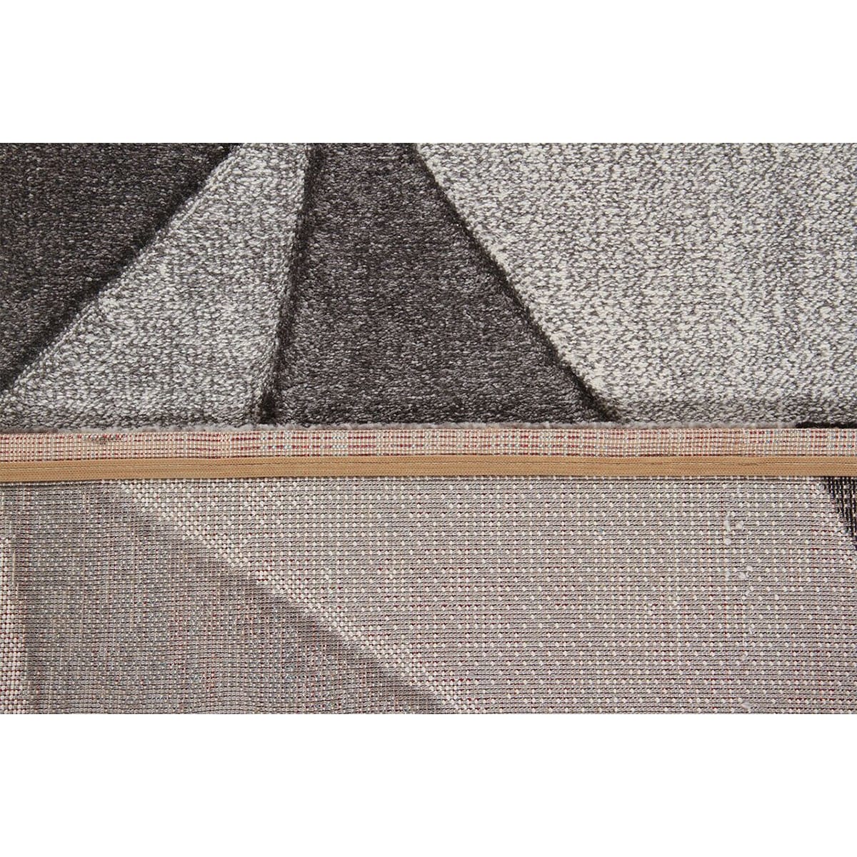 Bricocenter RAY DIAMOND CARPET 160X230 MEDIUM PILE GREY POLYPROPYLENE