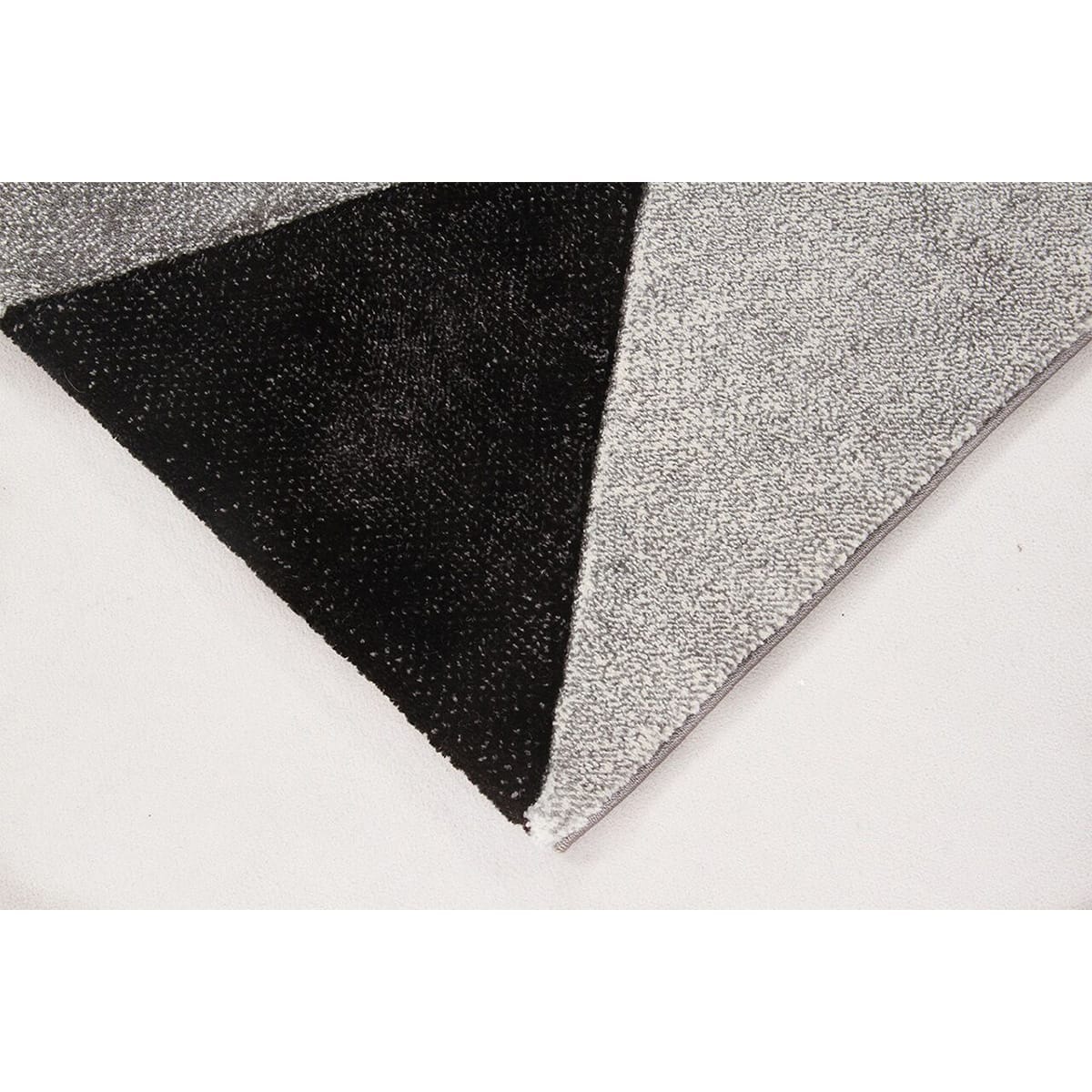 Bricocenter RAY DIAMOND CARPET 160X230 MEDIUM PILE GREY POLYPROPYLENE