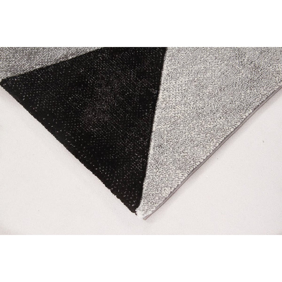 Bricocenter RAY DIAMOND CARPET 190X133 MEDIUM PILE GREY POLYPROPYLENE