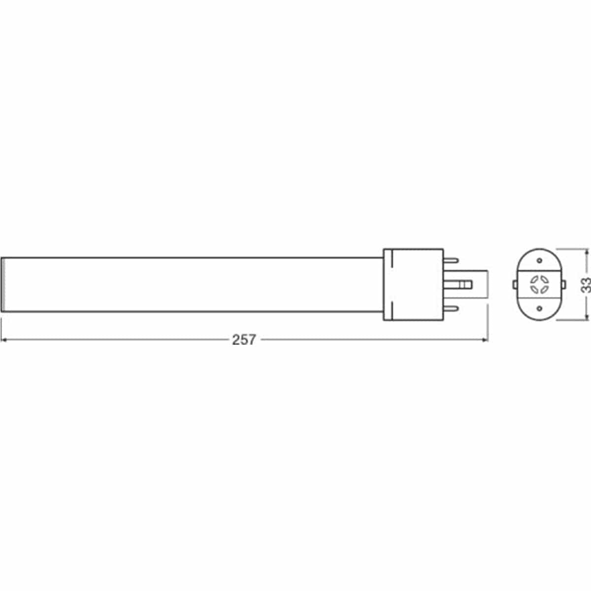 LED BULB G23=11W WARM LIGHT