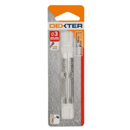 DEXTER METAL DRILL BIT DIAM 3MM. LONG