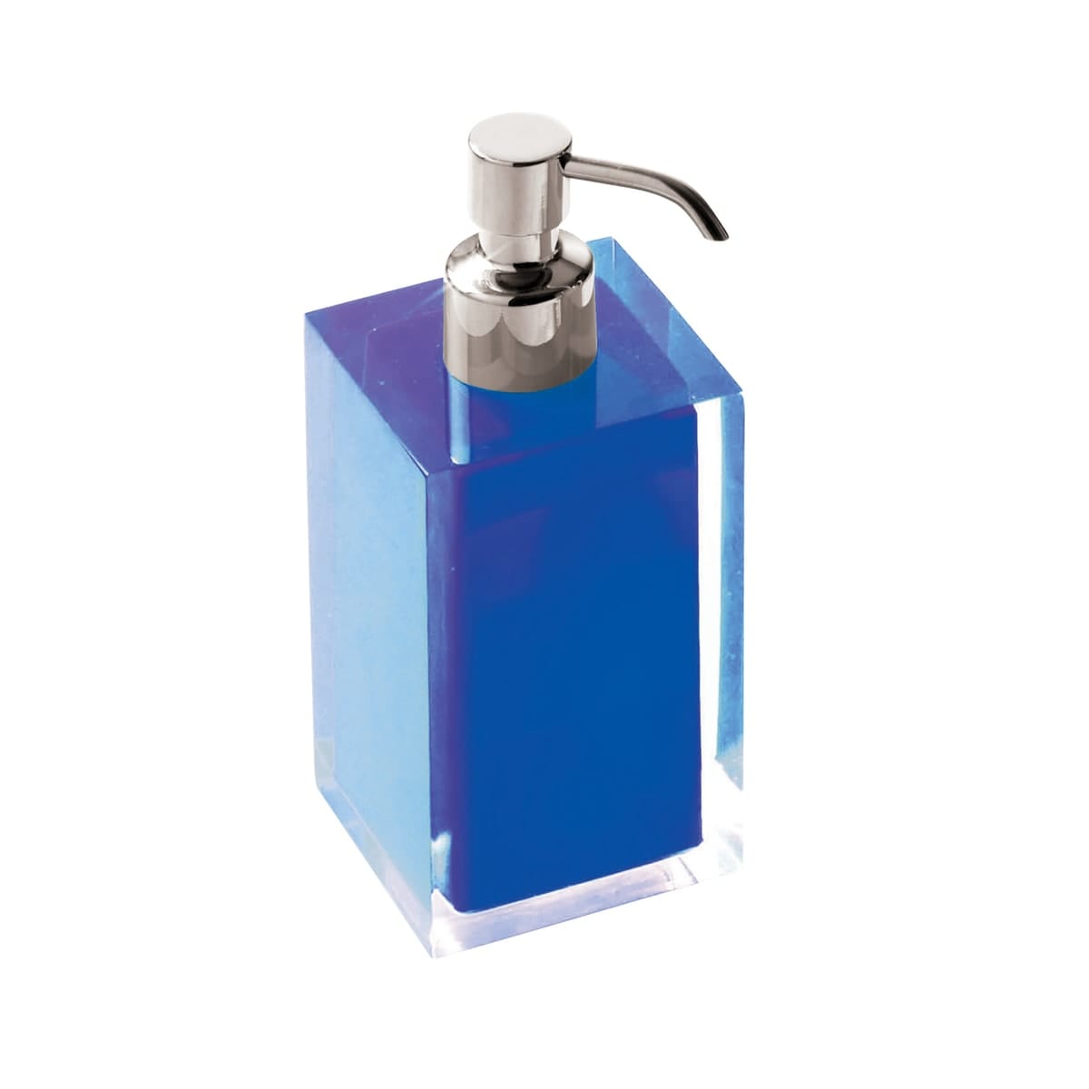 SOAP DISPENSER RAINBOW BLUE RESIN