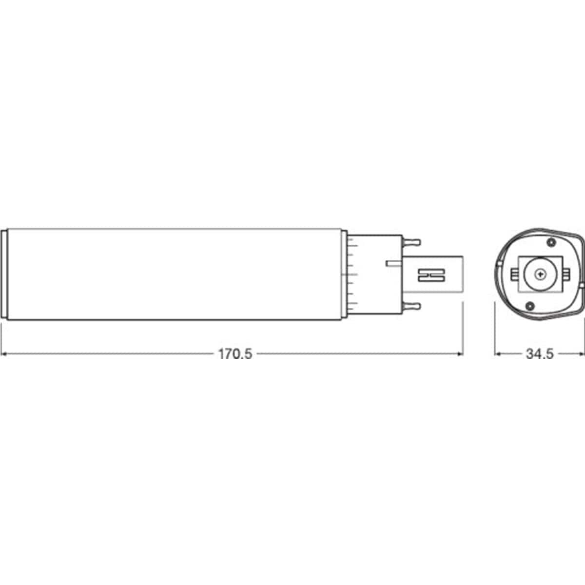 Bricocenter G24D LED BULB =10W NATURAL LIGHT