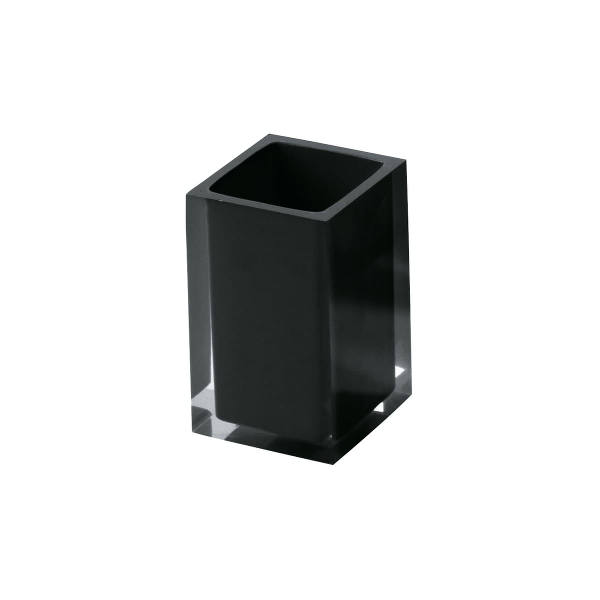 Bricocenter RAINBOW BLACK RESIN TOOTHBRUSH HOLDER