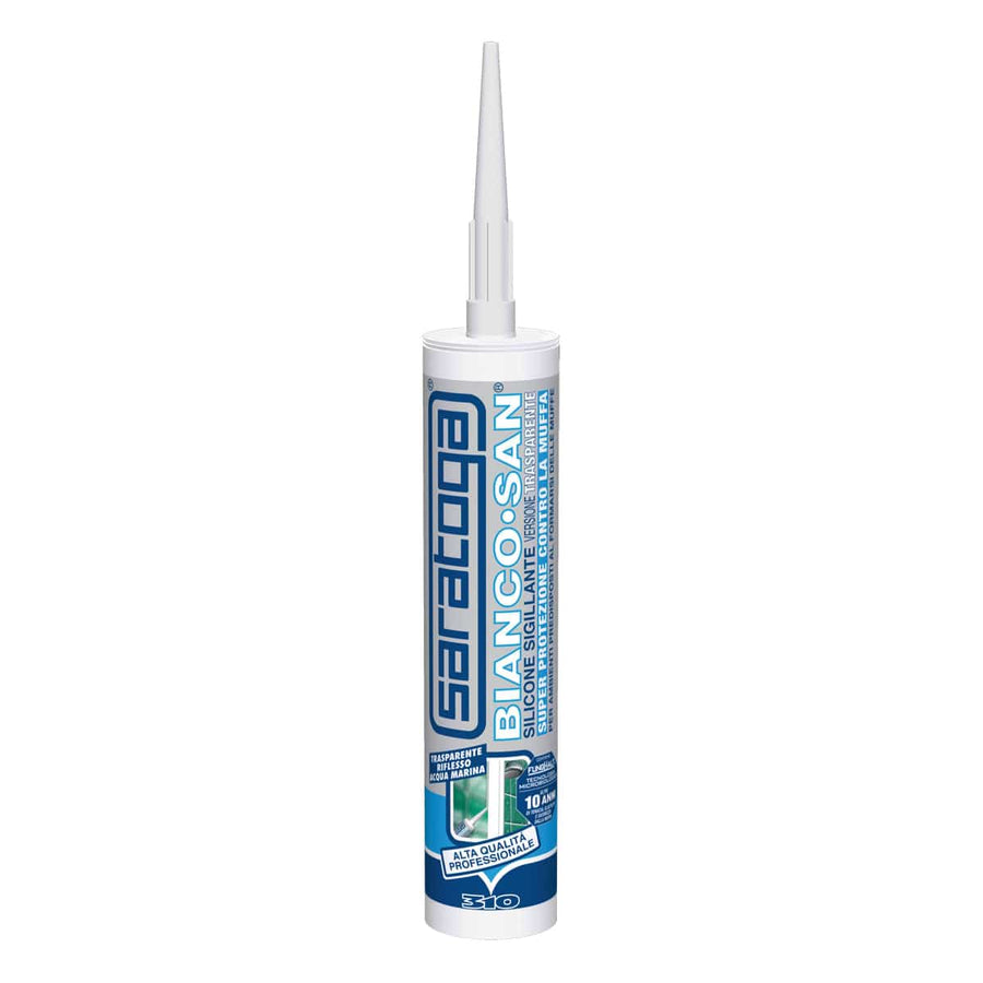 Bricocenter BIANCOSAN TRANSPARNTE ANTI-MOULD SILICONE 310ML
