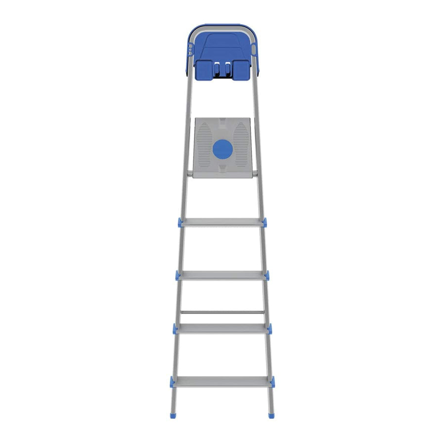 Bricocenter ATLANTICA STAIRCASE 5 EXTRA WIDE STEPS 12 CM, ALUMINIUM FRAME 40X24 MM