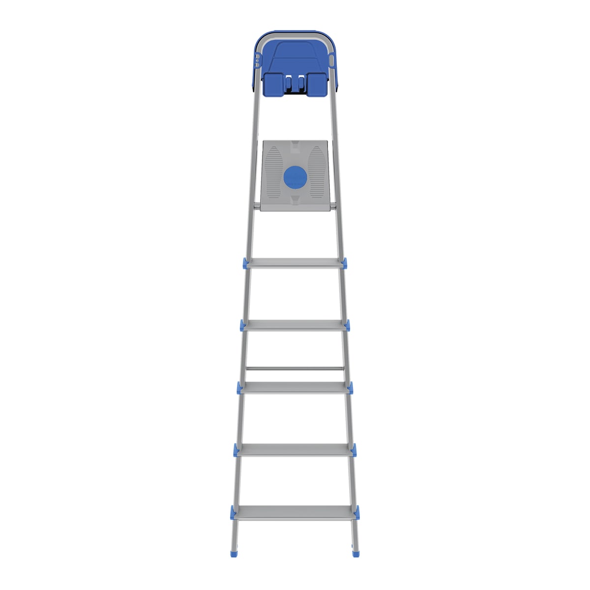 ATLANTIC LADDER 6 EXTRA WIDE STEPS 12 CM,ALUMINIUM FRAME 40X24 MM