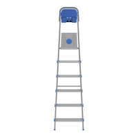 ATLANTIC LADDER 6 EXTRA WIDE STEPS 12 CM,ALUMINIUM FRAME 40X24 MM