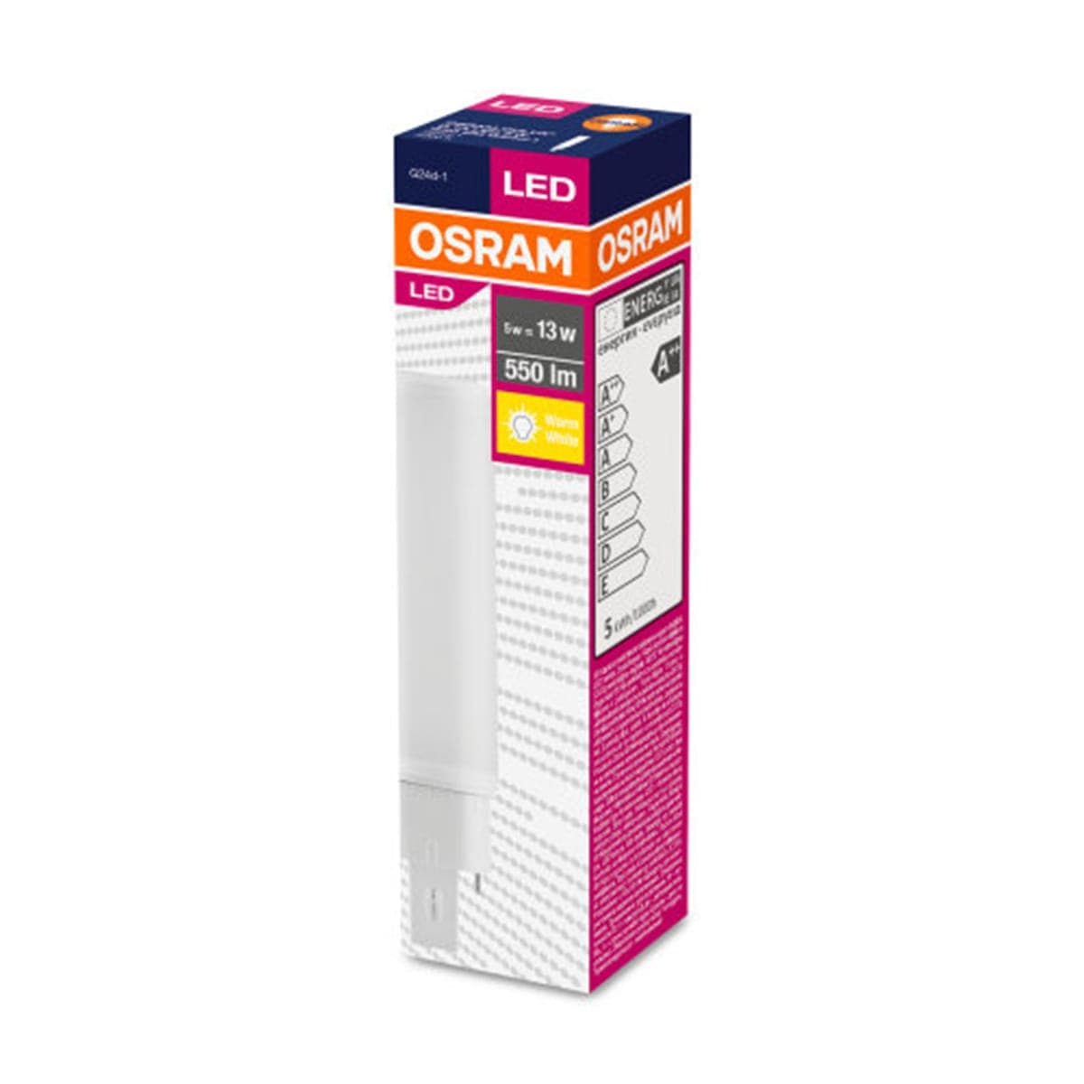 Bricocenter LED BULB G24D=5W WARM LIGHT