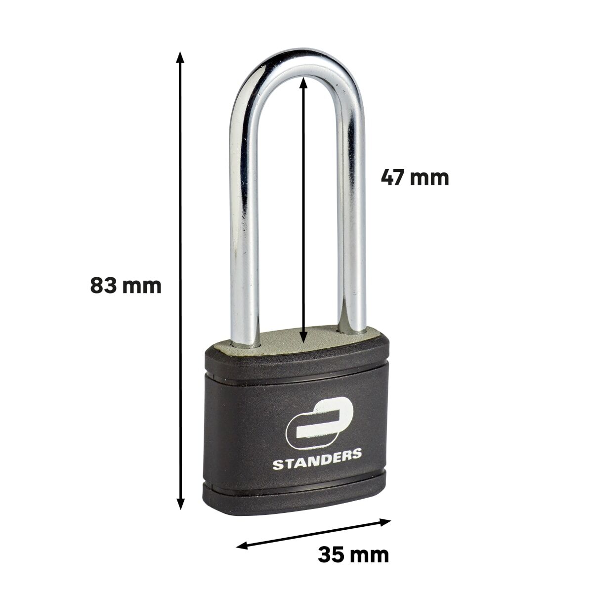 35MM LONG ARC INTERNAL USE PADLOCK. G