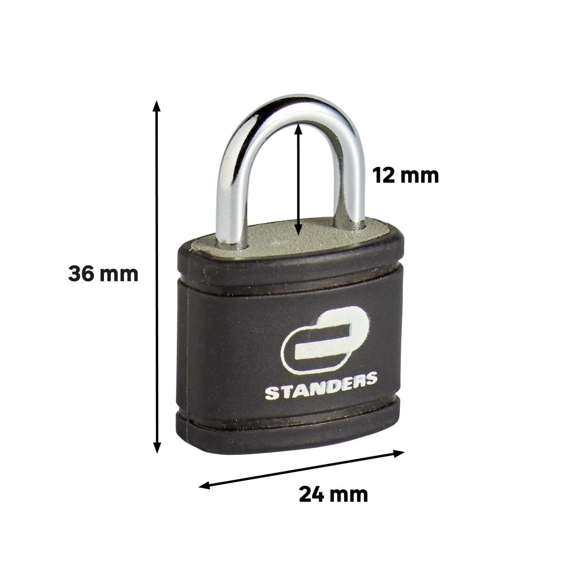 24MM SHORT ARC INDOOR USE PADLOCK. G