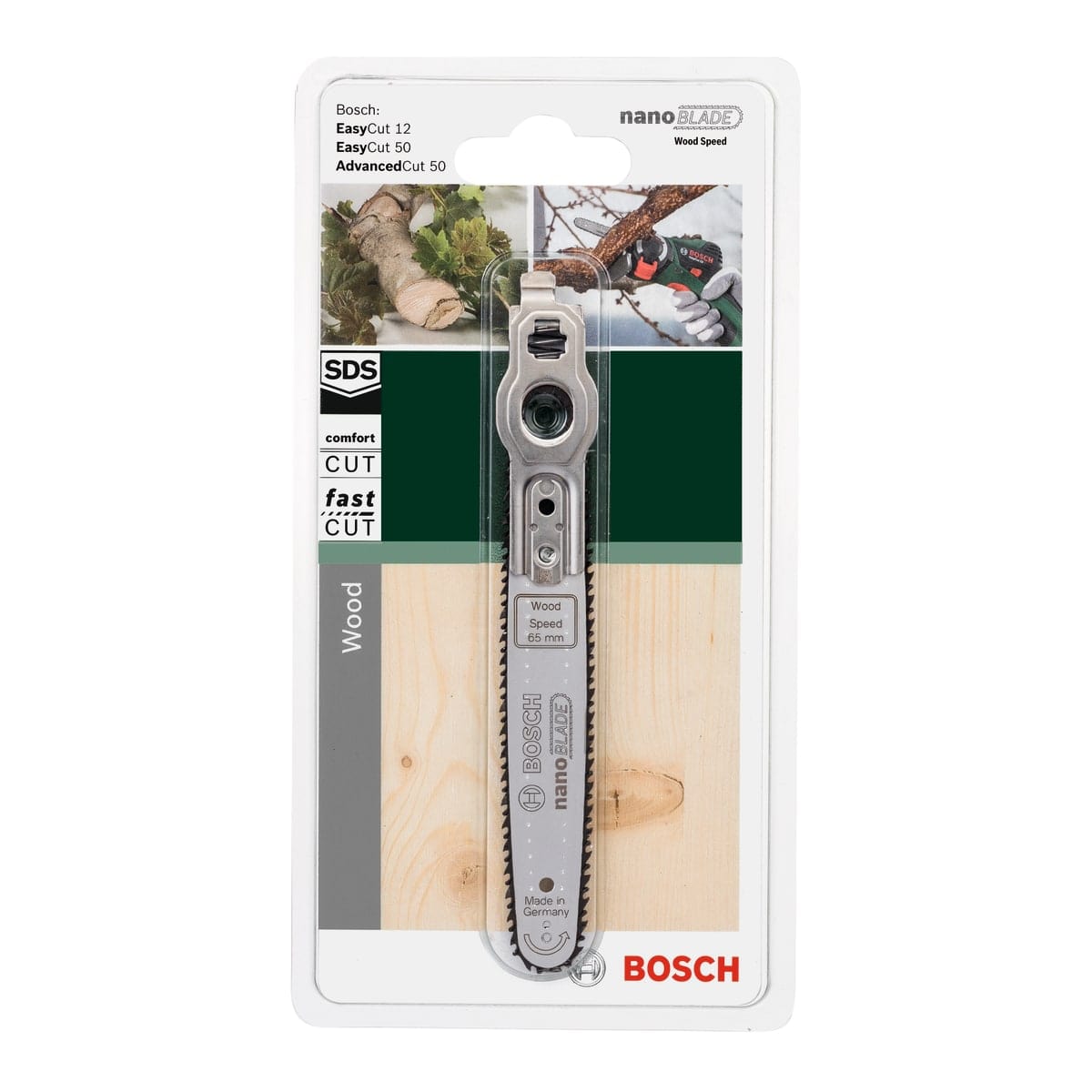 Bricocenter BOSCH EASY CUT NANOBLADE WOOD BASIC JIGSAW BLADE 65 MM