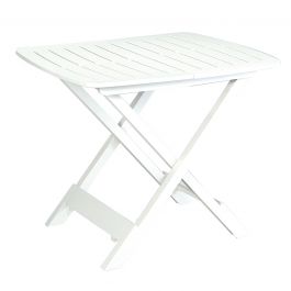 TEVERE GARDEN TABLE IN WHITE RESIN