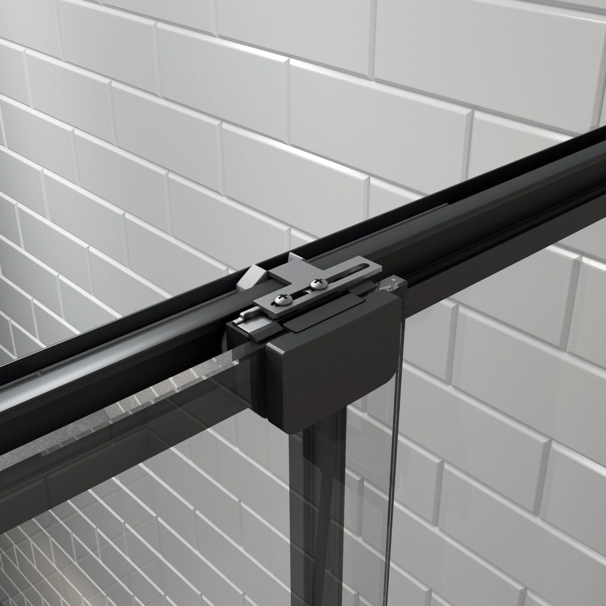 Bricocenter BOX DOCCIA RETTANGOLARE REMIX SENSEA L 70 X 100 H 195 CM VETRO 6 MM TRASPARENTE NERO
