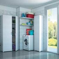 SECTIONAL WARDROBE IN SPACEO KIT L90 P45 H195 WHITE