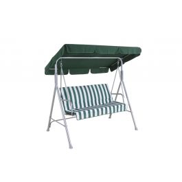 Swing 3 seats 167X113X155CM striped green
