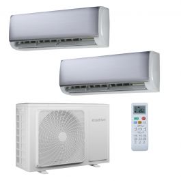 9000+12000 BTUH DUALSPLIT INVERTER AIR CONDITIONER WITH HEAT PUMP CLASS A+A++ GAS R32