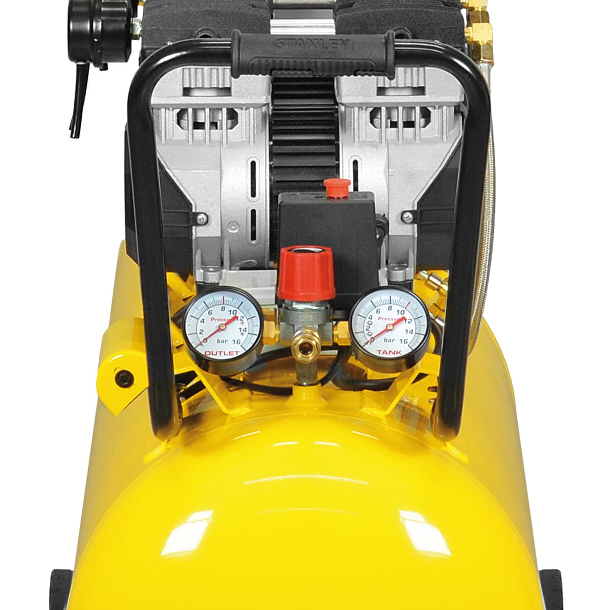 Bricocenter COMPRESSORE SILENZIATO STANLEY 100L 3HP 8BAR 3 MOTORI