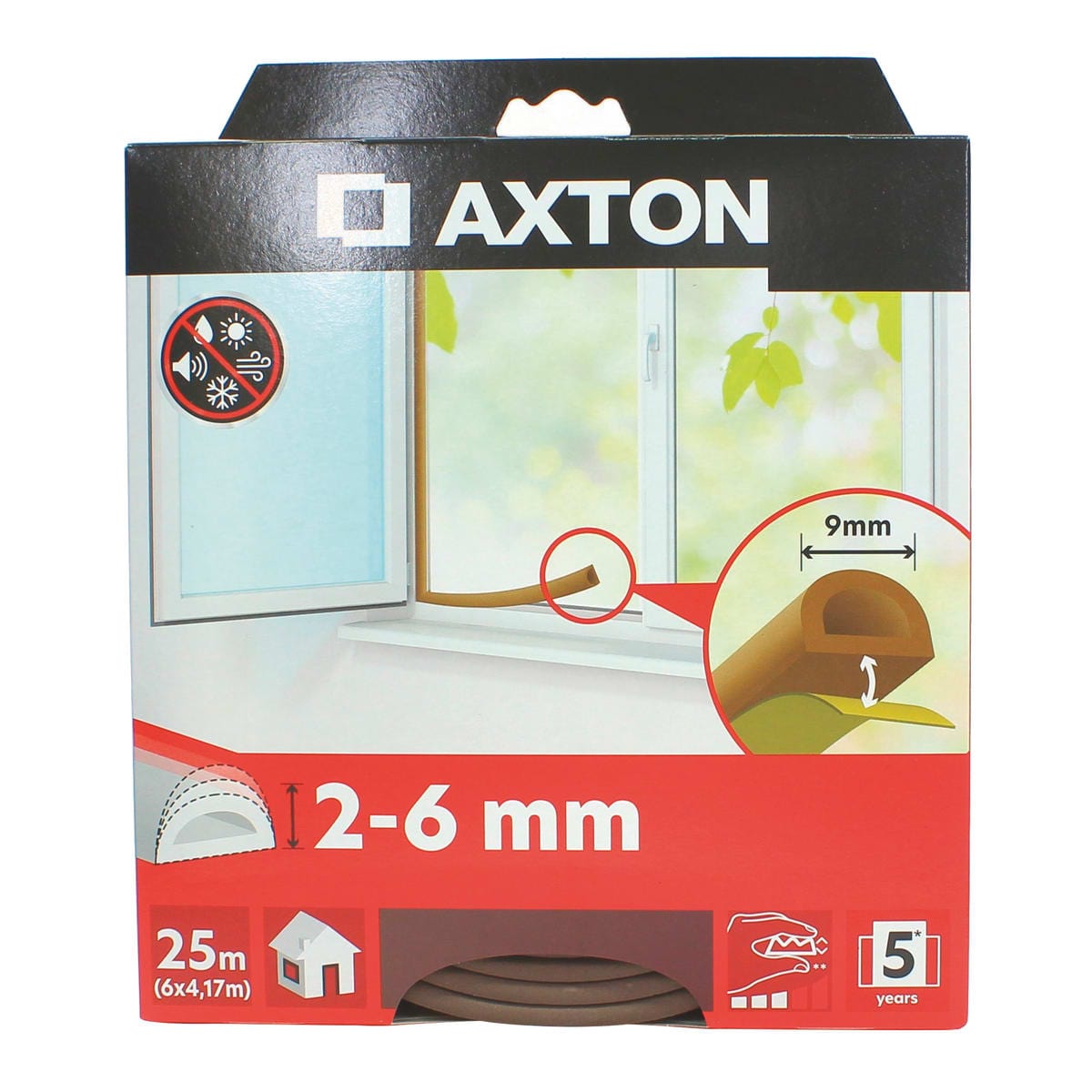 Bricocenter GASKET D STANDART DOORS BROWN 25MT AXTON