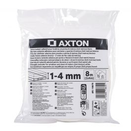 WHITE ADHESIVE FOAM GASKET MM 20 X 8 M