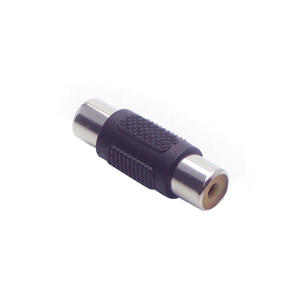 AUDIO ADAPTER RCA FEMALE/FEMALE BLACK