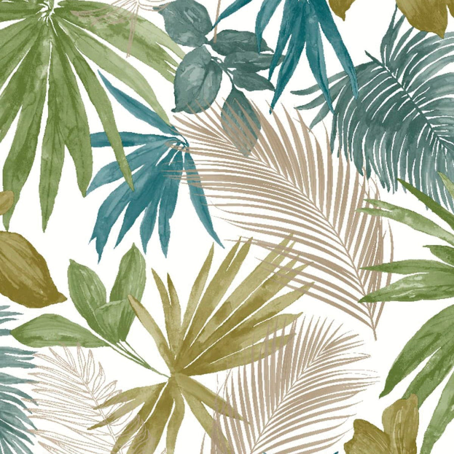 Bricocenter PALM TREE COLOURED WALLPAPER 53CMX10.5M