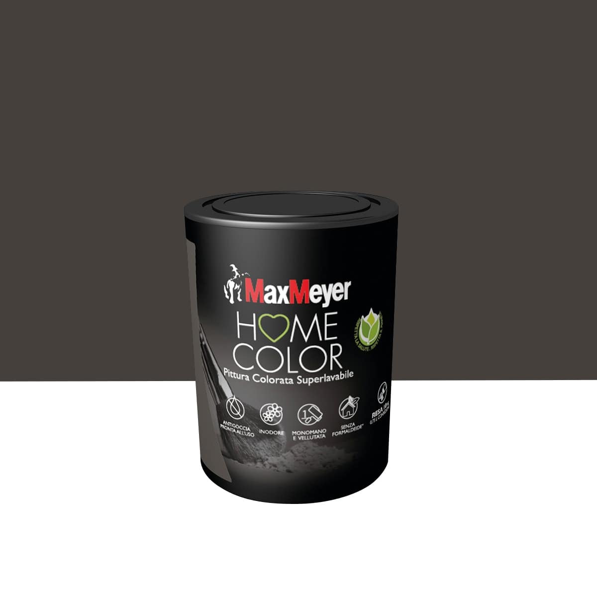 Bricocenter COFFEE BROWN SUPERWASHABLE PAINT HOME COLOUR 750 ML