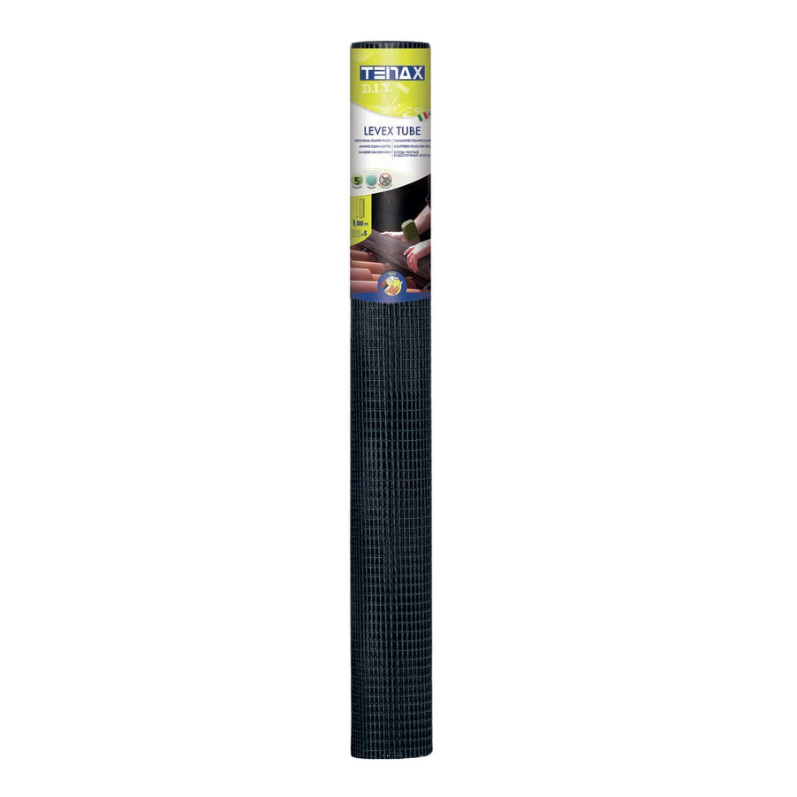 Bricocenter GUTTER NET BLACK LEVEX TUBE PLASTIC 1MT SET OF 5 PCS