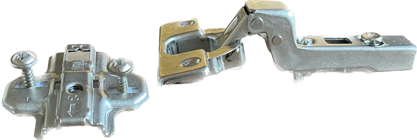 Spring Hinge with Nickel-Plated 35mm 1/2 External