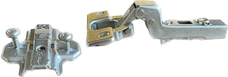 Spring Hinge with Nickel-Plated 35mm 1/2 External