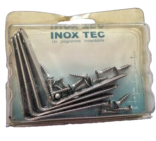 4 PLATES ANG. STAINLESS 60X15 SP 2.3 BIVALV