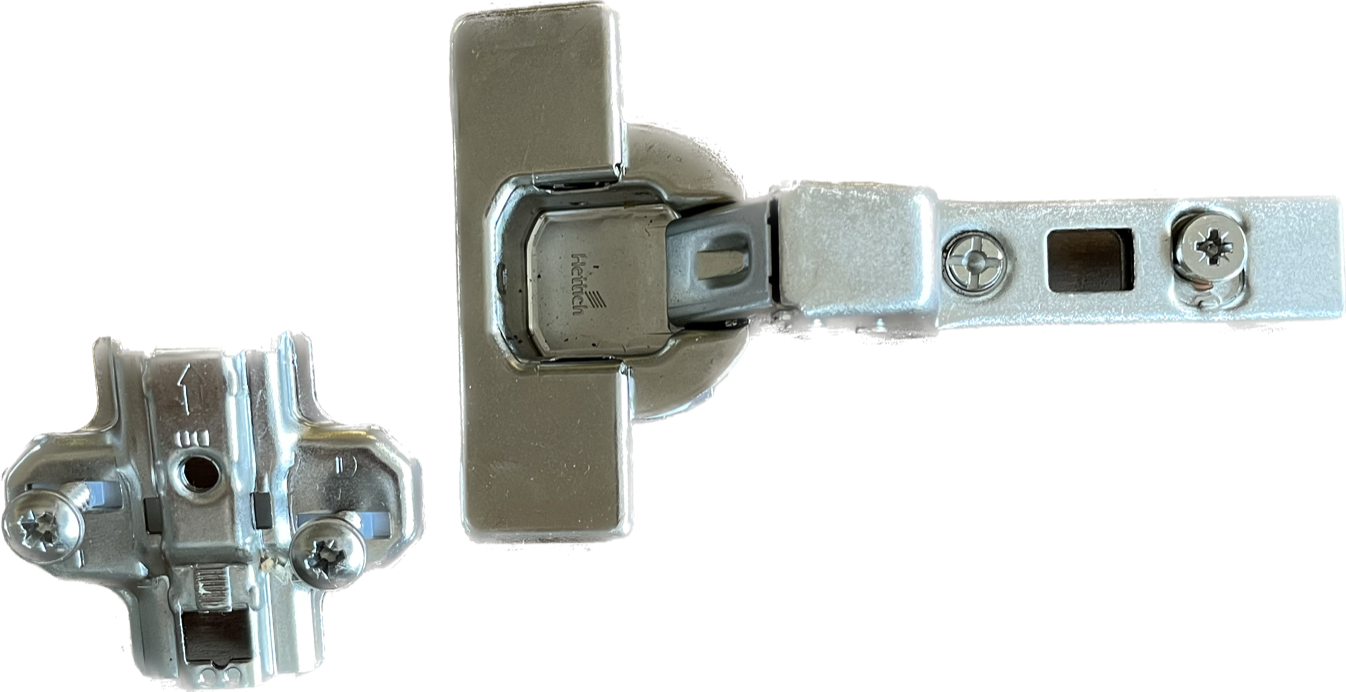 Spring Hinge with Nickel-Plated 35mm 1/2 External