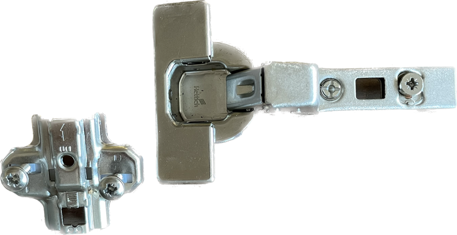 Spring Hinge with Nickel-Plated 35mm 1/2 External
