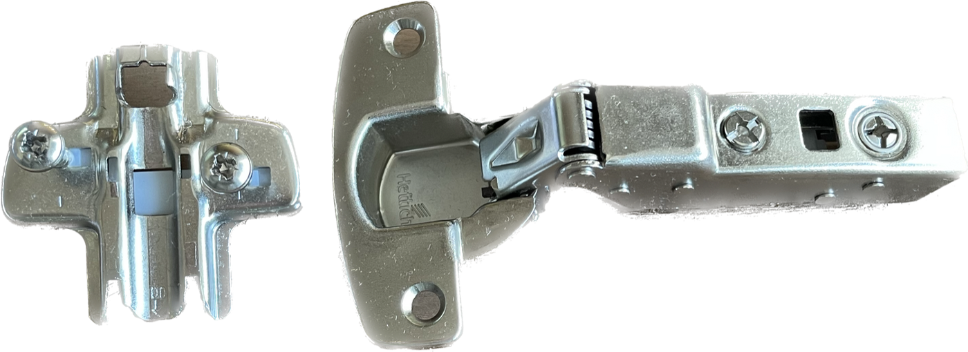 Spring Hinge with Nickel-Plated 35mm 1/2 External