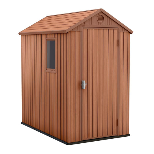 Bricocenter LITTLE HOUSE DARWIN MOD 4X6 THICKNESS 16MM EXTERIOR DIMENSIONS 184.5X118.8X205H FLOOR INCLUDED