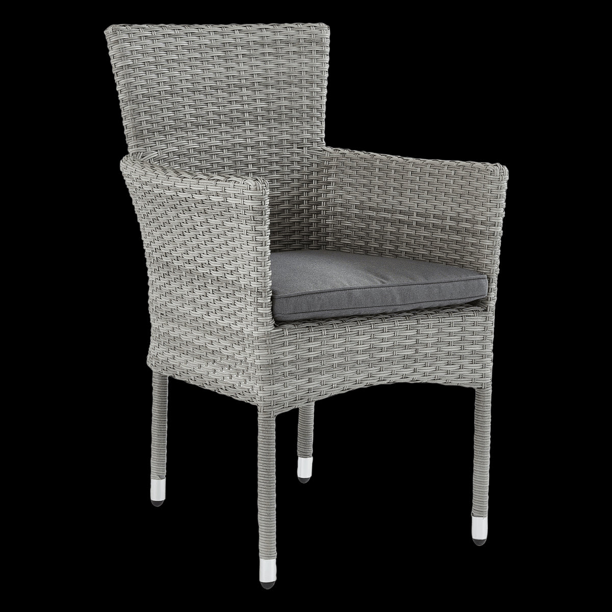 DAVOS NATERIAL ARMCHAIR wicker synthetic aluminum with cushion