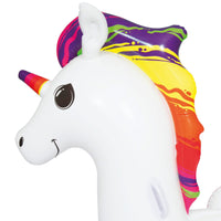 RIDEABLE LARGE UNICORN 220X195 CM, WITH HANDLES AND CUP HOLDER