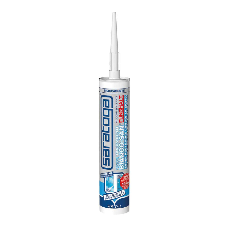 Bricocenter BIANCOSAN TRANSPARNTE ANTI-MOULD SILICONE 310ML