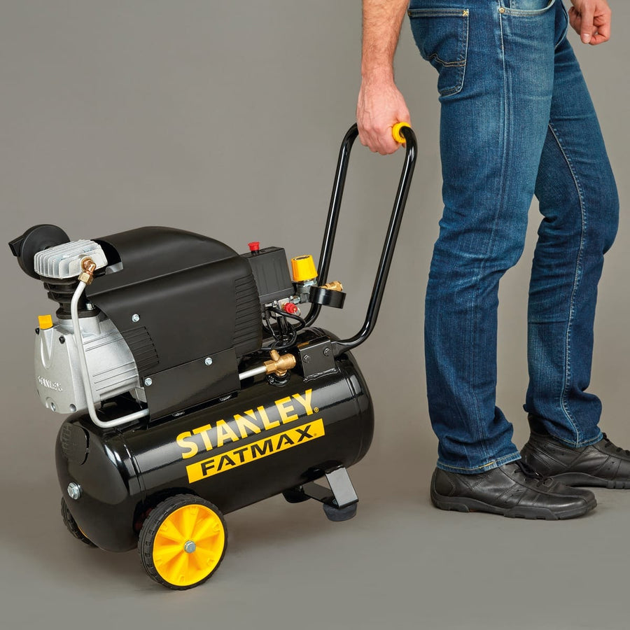 Bricocenter STANLEY FAT MAX COMPRESSOR 24 L 2,5HP OIL LUBRICATED 10BAR, 240 L/MIN