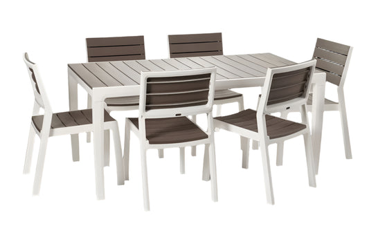 Bricocenter HARMONY KETER STACKABLE CHAIR WOOD-LIKE RESIN 60X47XH86