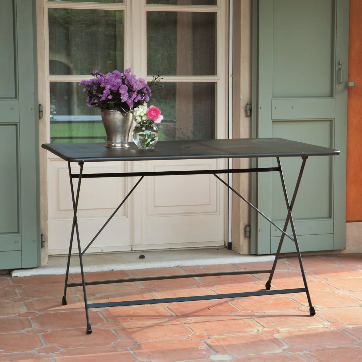 Bricocenter PIEGH TABLE. CASSIS 120X76cm anthracite